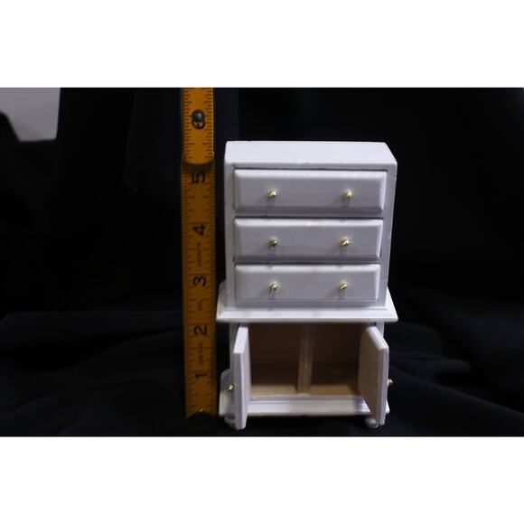 Petite Dreams, Armoire Cabinet from Child's Bedroom Set, Dollhouse Furnishing, - Picture 4 of 4